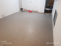 Укладка пвх плитки на клей - 240м2